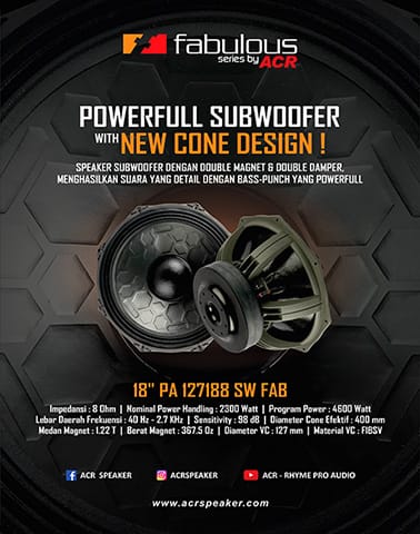 acr rhyme sinar baja driver loudspeaker audiopro audio