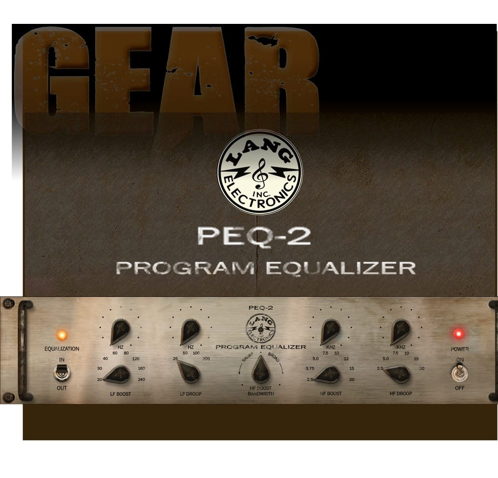lang peq-2 heritage audio recording rekaman emulator equalizer
