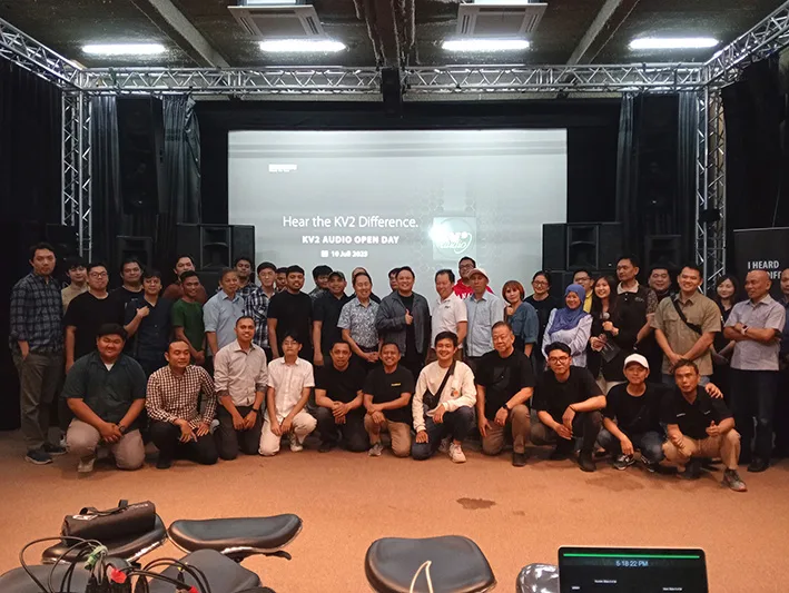 audiopro indonesia goshen kv2 audio sound system seminar open day