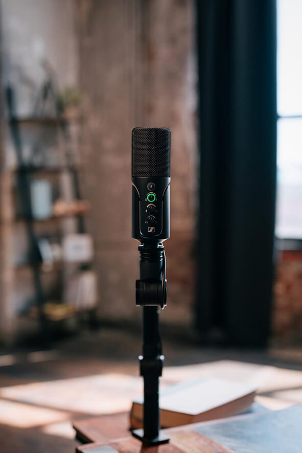 Audiopro Sennheiser microphone podcast terbaik audio sound