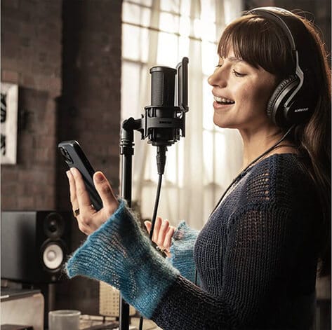 microphone shure home studio recording prefessional audio rekaman audiopro indonesia