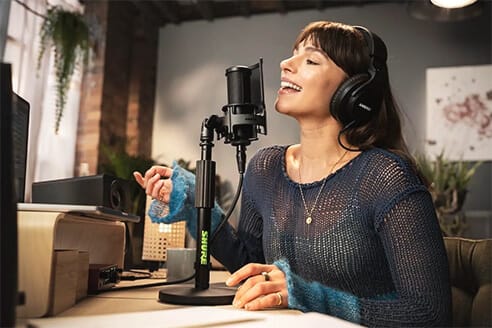microphone shure home studio recording prefessional audio rekaman audiopro indonesia