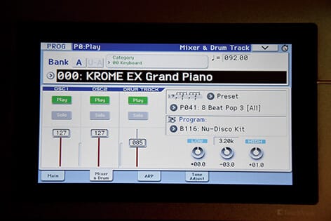 keyboard synthesizer korg krome ex audiopro music alat musik