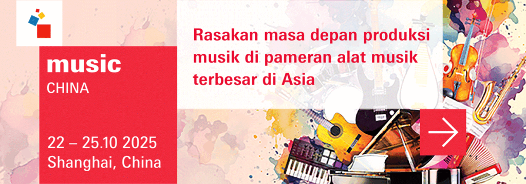 music china 2025 trade fair pameran alat music musical instruments audiopro indonesia messe event music