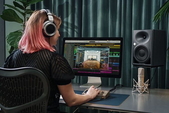 audio imersif audiopro neumann rime RME headphone monitor studio recording