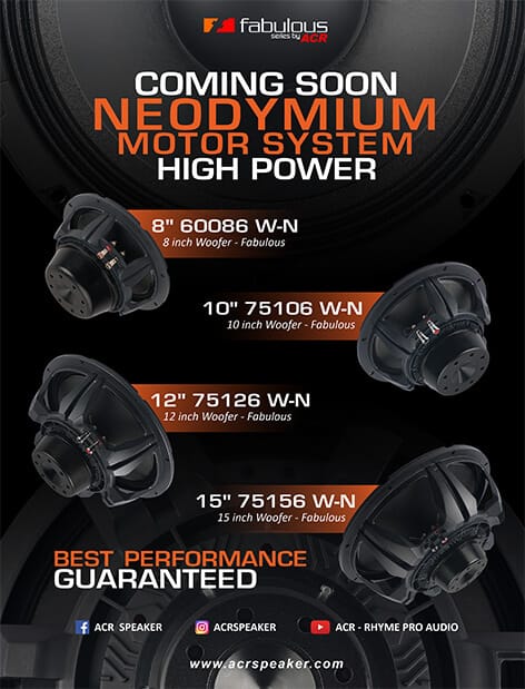 Audiopro Indonesia 88 Sinar Baja driver speaker neodymium fabulous ACR