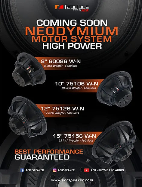 Audiopro Indonesia 88 Sinar Baja driver speaker neodymium fabulous ACR