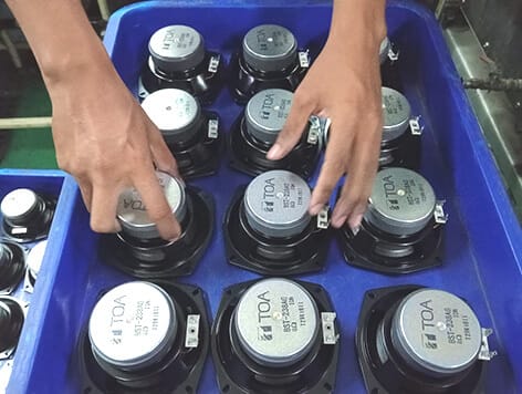 Toa loudspeaker japan technology pabrik audiopro indonesia