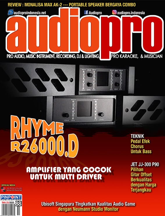 majalah digital emagazine Audiopro 88 sound system audio musisi rhyme